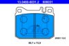 ATE 13.0460-6031.2 Brake Pad Set, disc brake